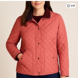 Cabin Core Land's End Quilted Jacket